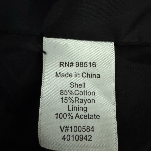 Coldwater Creek Black Textured Blazer with Silver Beading - Picture 5 of 9